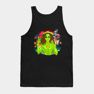 Reggae alien Tank Top